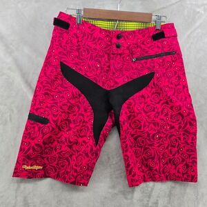 Troy Lee Designs TLD Womens Large Downhill Bike Skyline Shorts Evil Flo Pink
